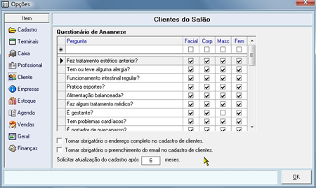 Janela de Cadastro de Cartão de Crédito e Débito