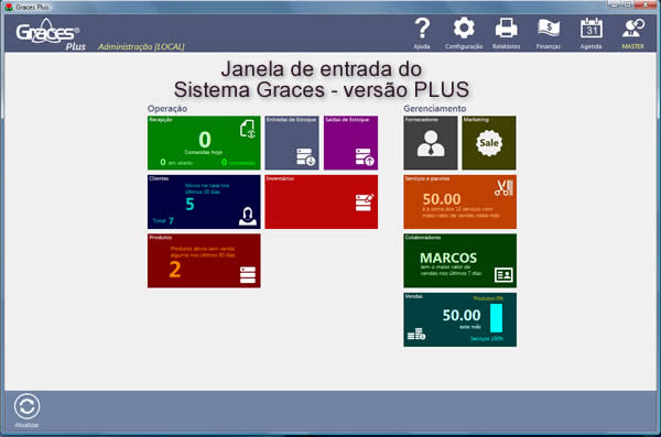 Janela de Entrada do Graces - Basic