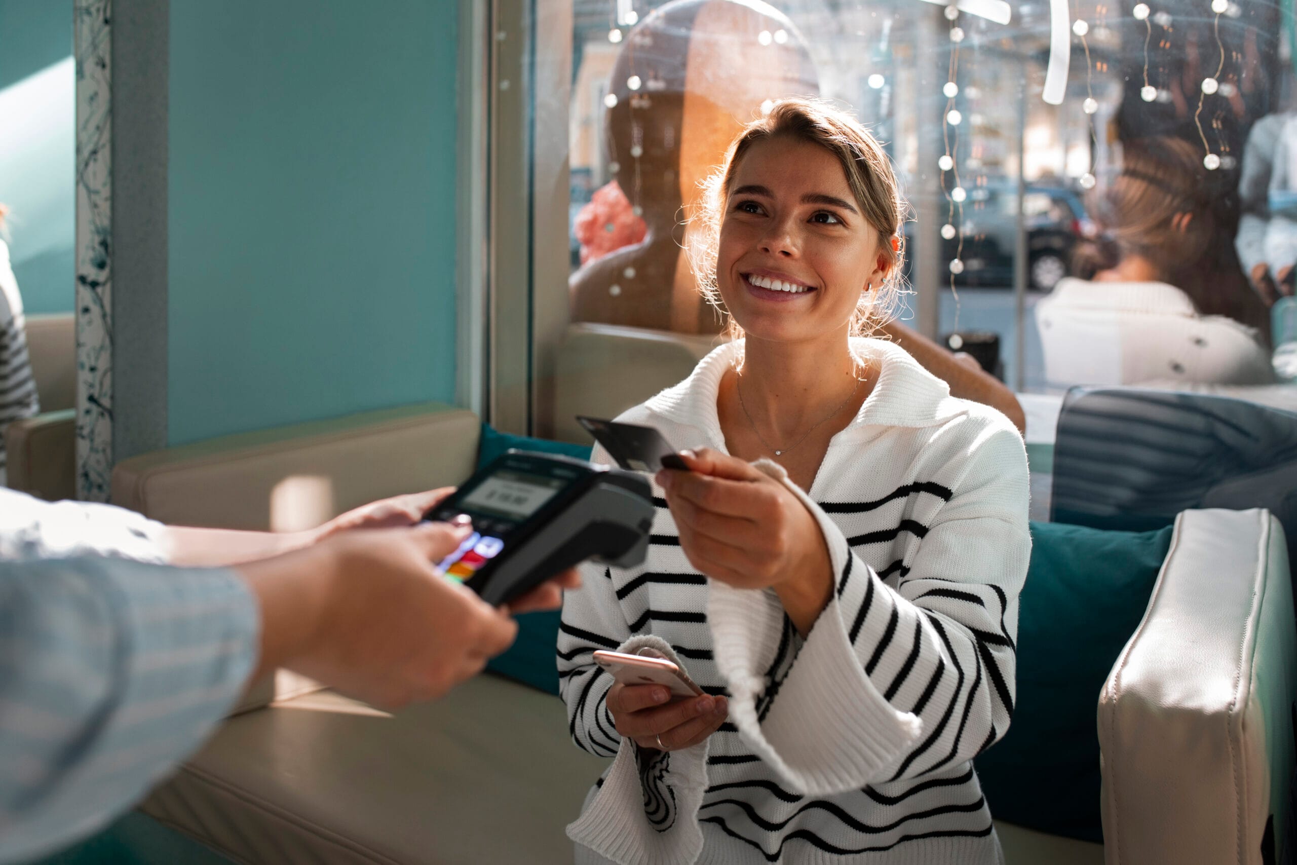 como pedir sinal para cliente salão de beleza